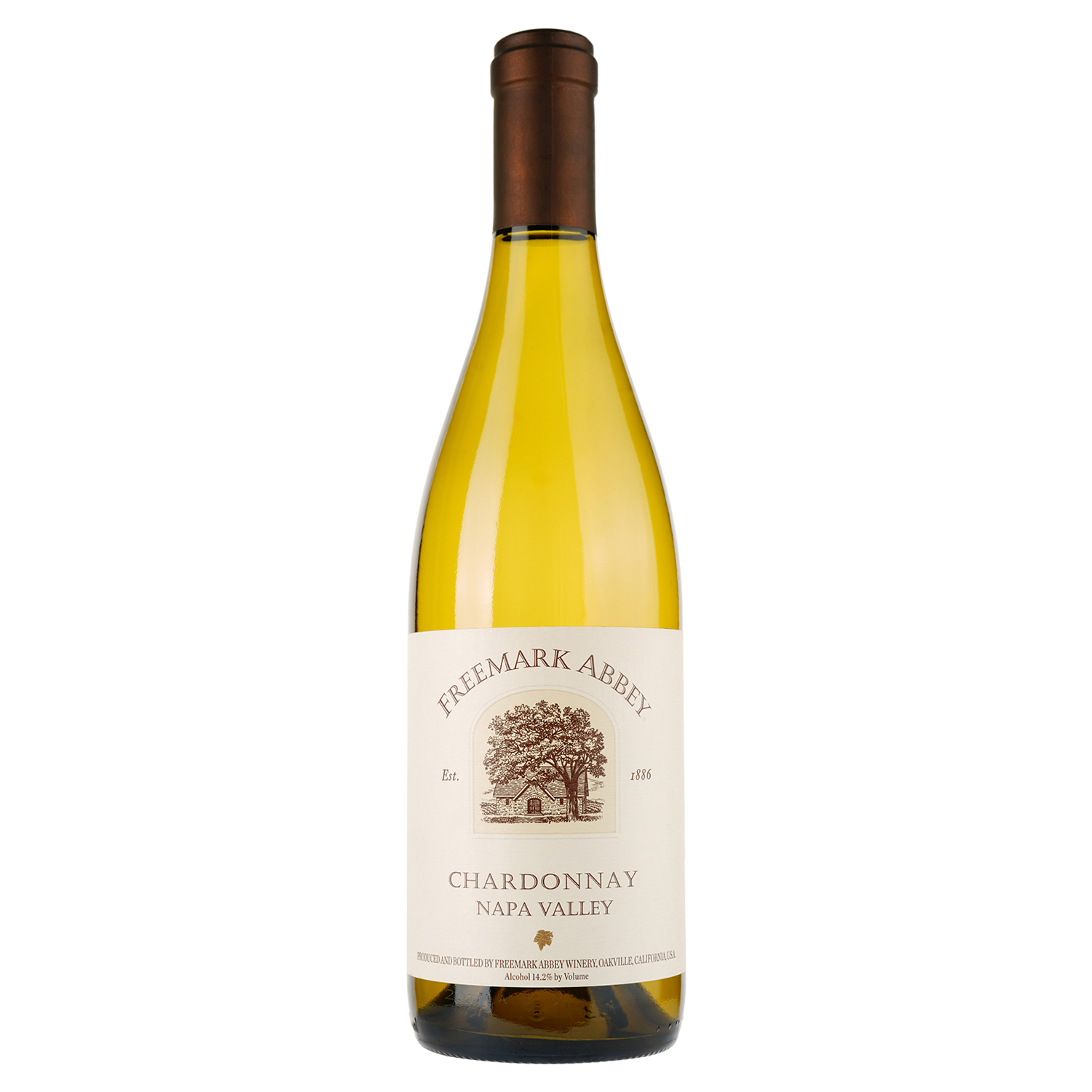 Вино Freemark Abbey Napa Valley Chardonnay 2020, біле, сухе, 0,75 л - фото 1