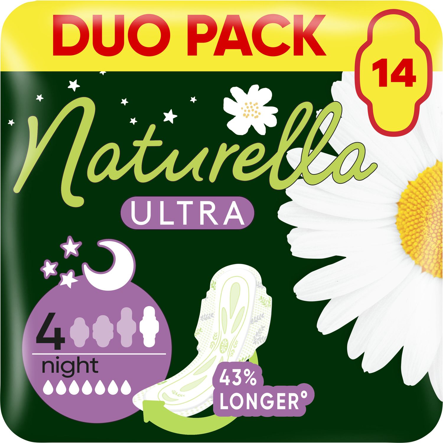 Photos - Menstrual Pads Naturella Гігієнічні прокладки  Ultra Night Camomile 14 шт. 
