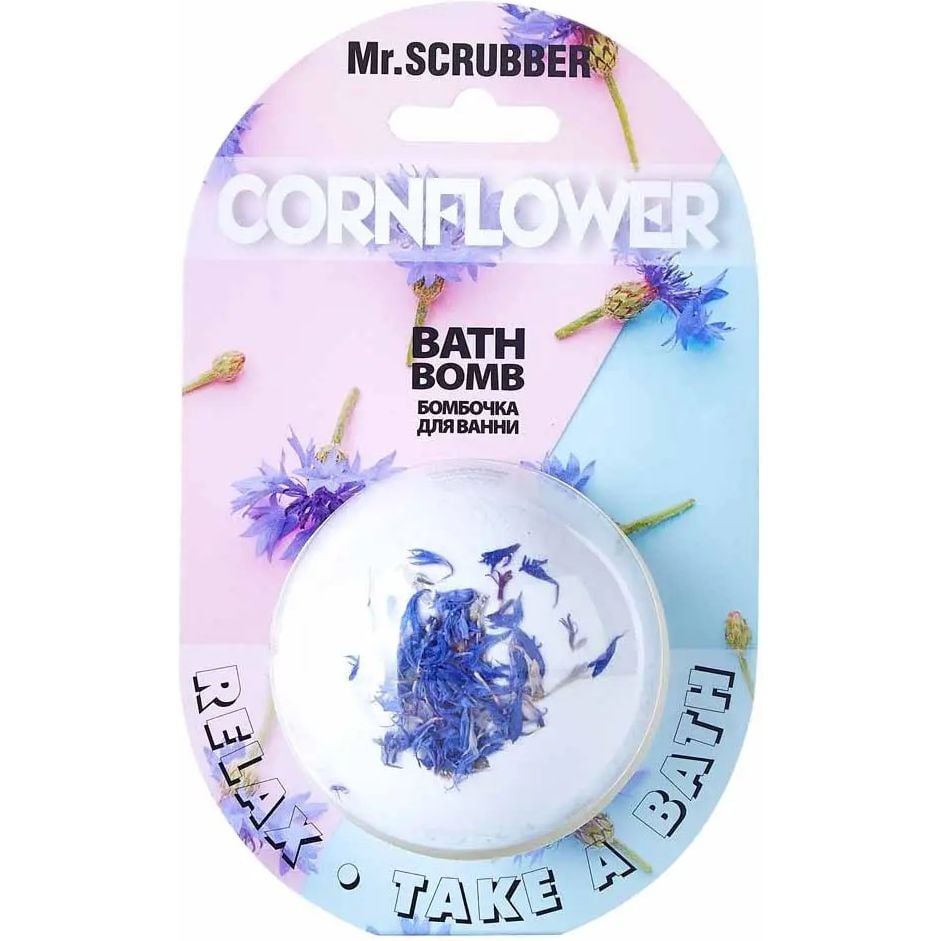 Бомбочка для ванны Mr.Scrubber Cornflower 200 г - фото 1