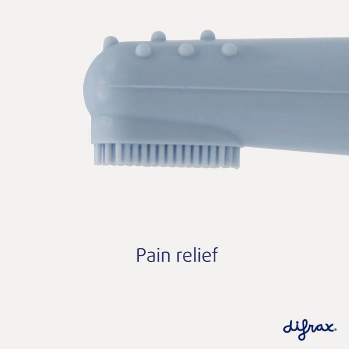 Силіконова зубна щітка Difrax масажна Pink (377 Pink) - фото 3