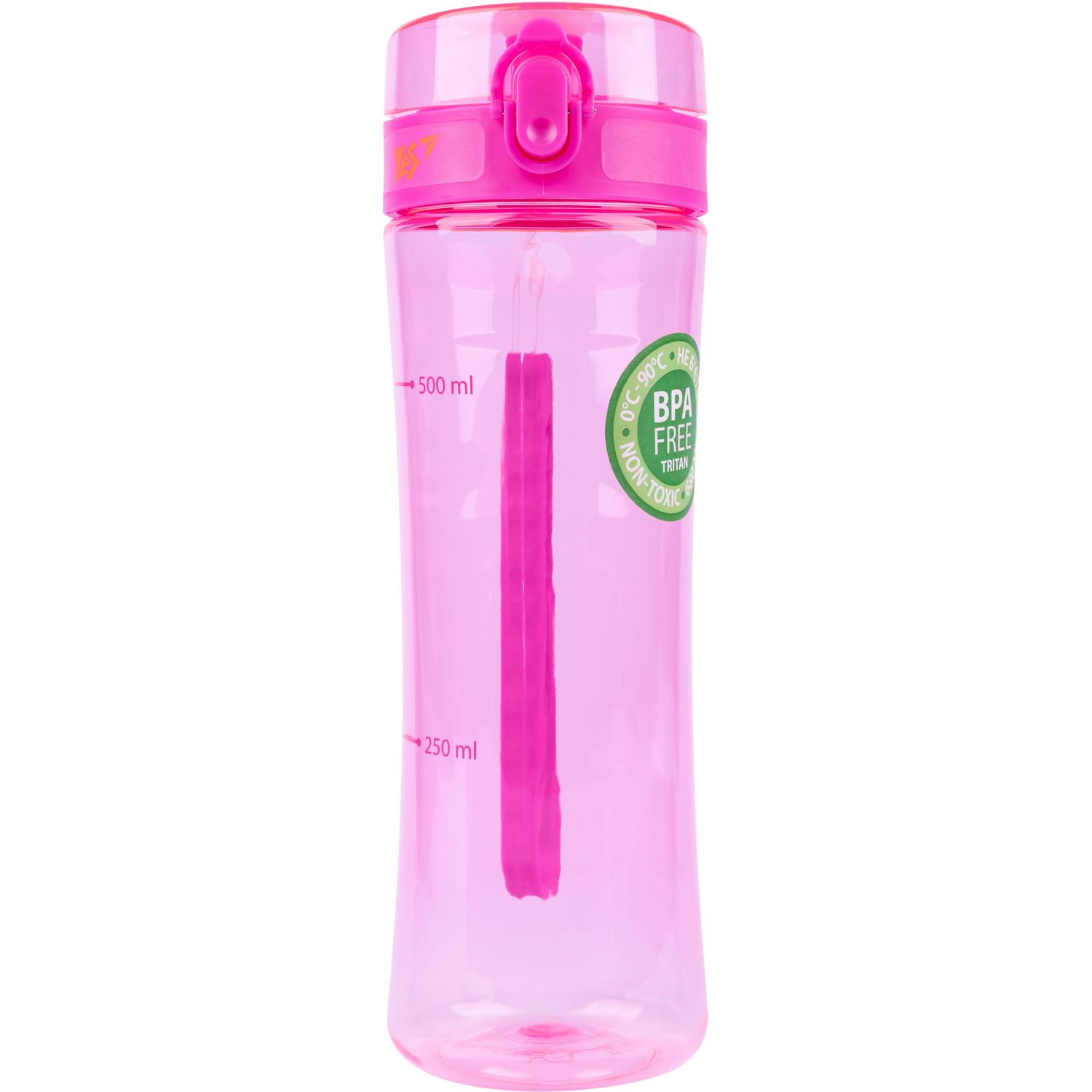 Бутылка для воды Yes, рожева, 680 мл, розовая (707620) - фото 1