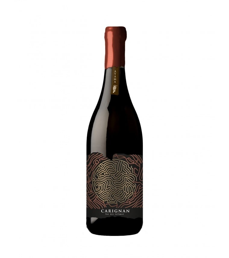 Вино Ayama Carignan, червоне, сухе, 0,75 л - фото 1