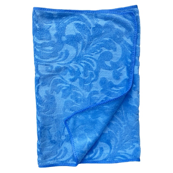Кухонний рушник Idea Home Flowers, 75х35 см, блакитний (RZ104-3) - фото 1