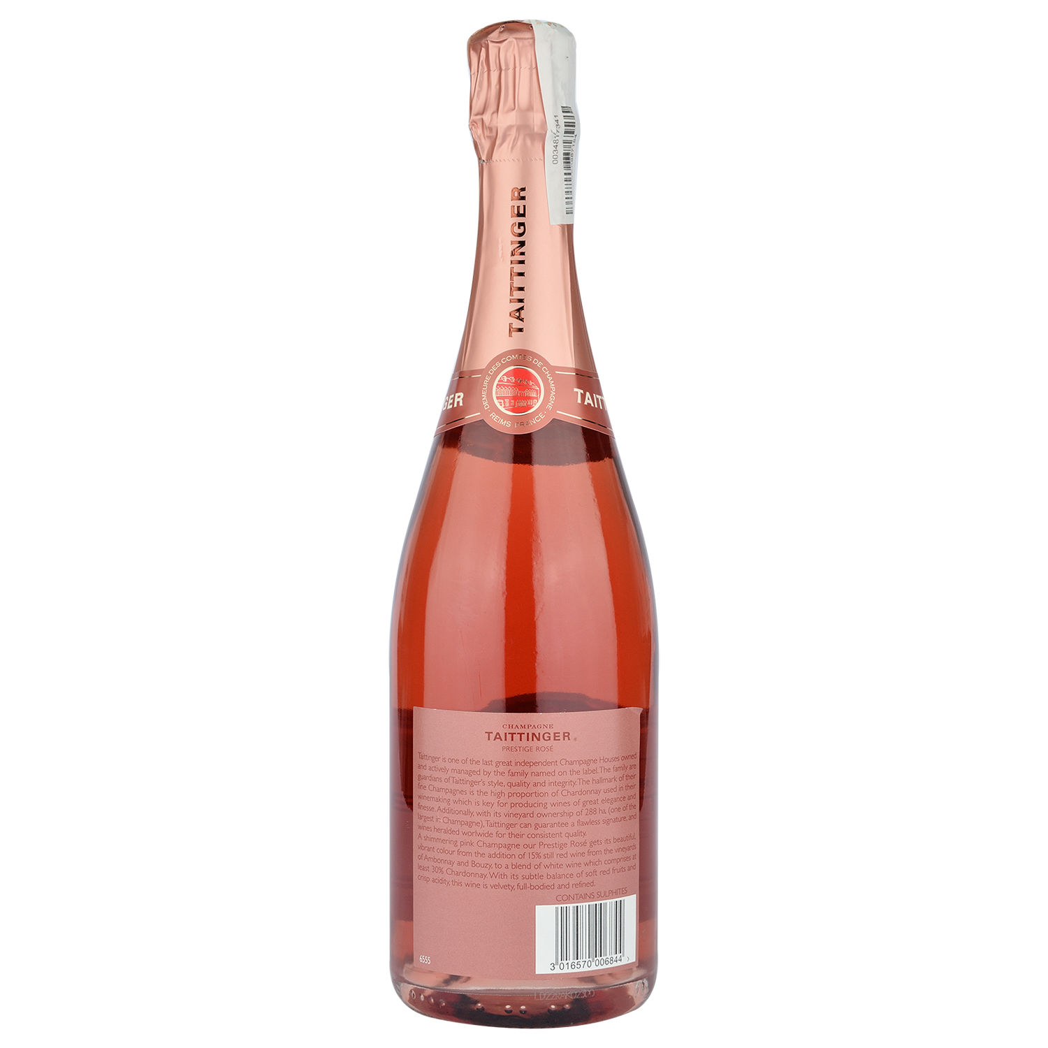 Шампанське Taittinger Prestige Rose, рожеве, брют, 12,5%, 0,75 л (4659) - фото 2