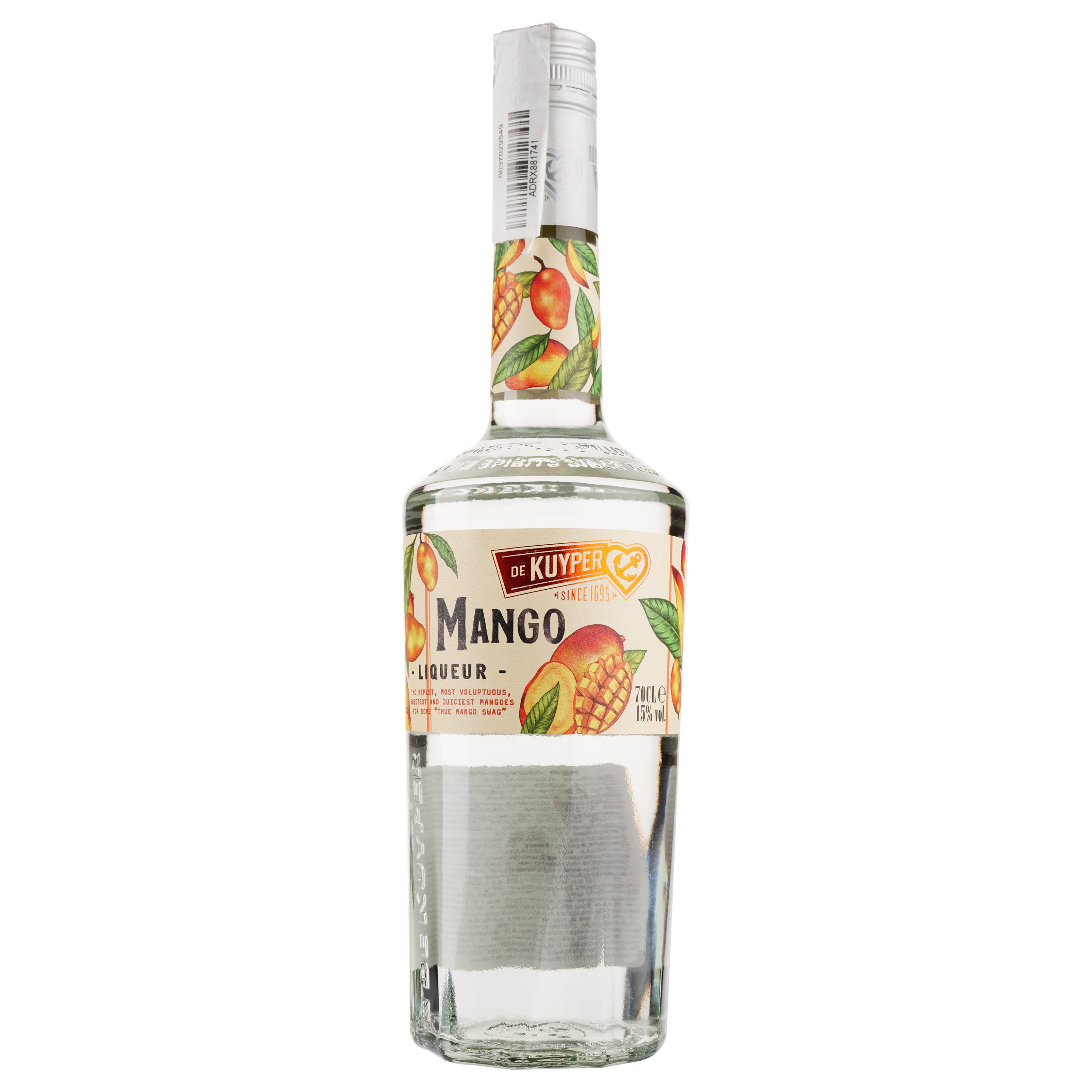 Ликер De Kuyper Mango Манго, 15%, 0,7 л - фото 1