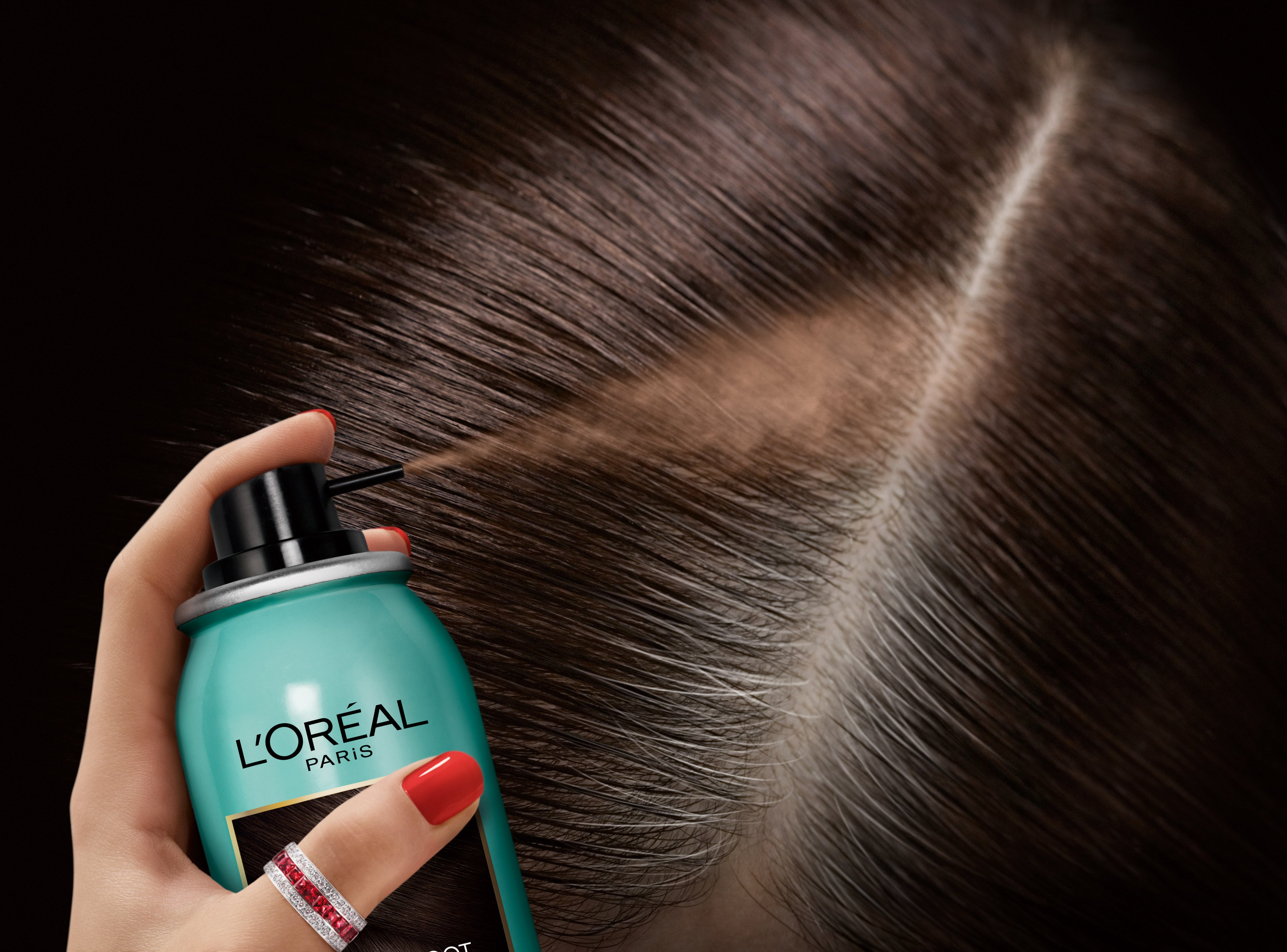 Тонуючий спрей для волосся L'Oreal Paris Magic Retouch, відтінок 01 (чорний), 75 мл - фото 5