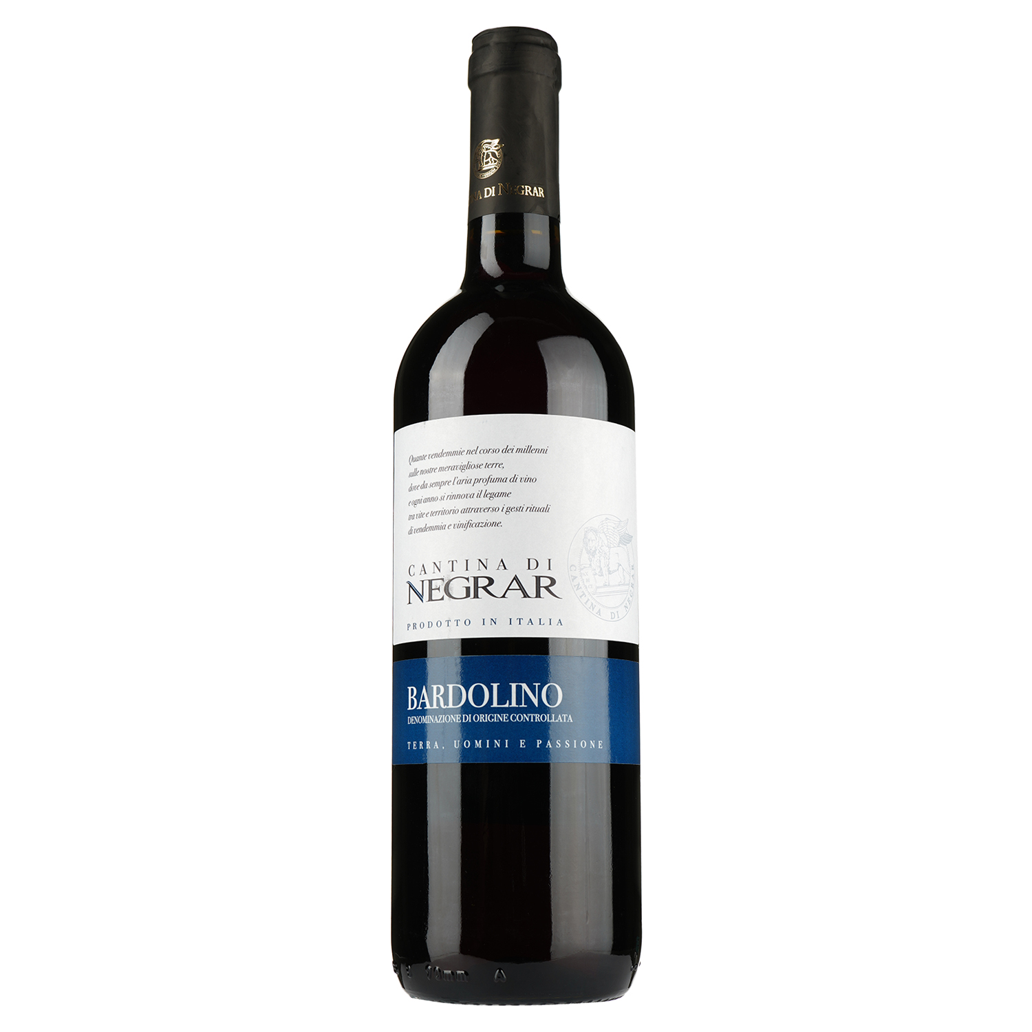 Вино Cantina di Negrar Bardolino, червоне, сухе, 11,5%, 0,75 л - фото 1