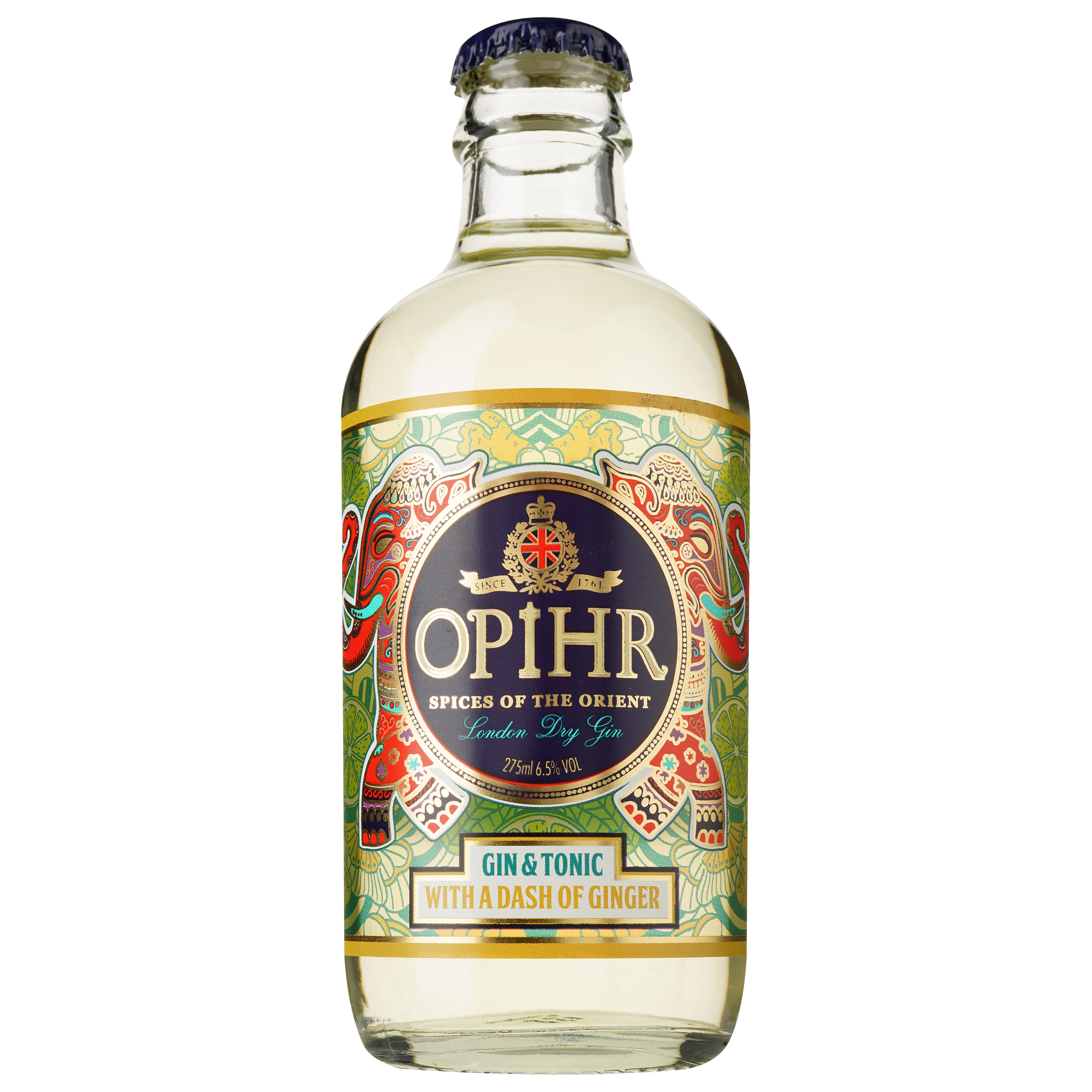 Напиток слабоалкогольный Opihr Gin&Tonic Dash of ginger, 6,5%, 0,275 л (819231) - фото 1