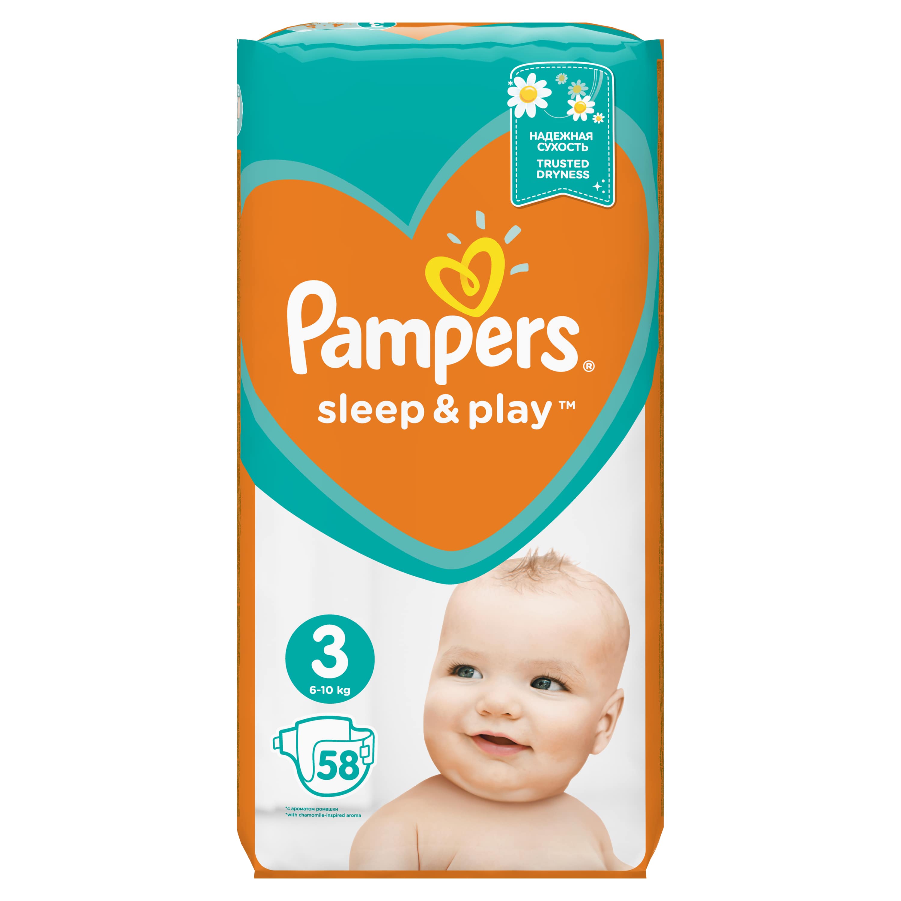Подгузники Pampers Sleep&Play 3 (6-10 кг), 58 шт. - фото 3