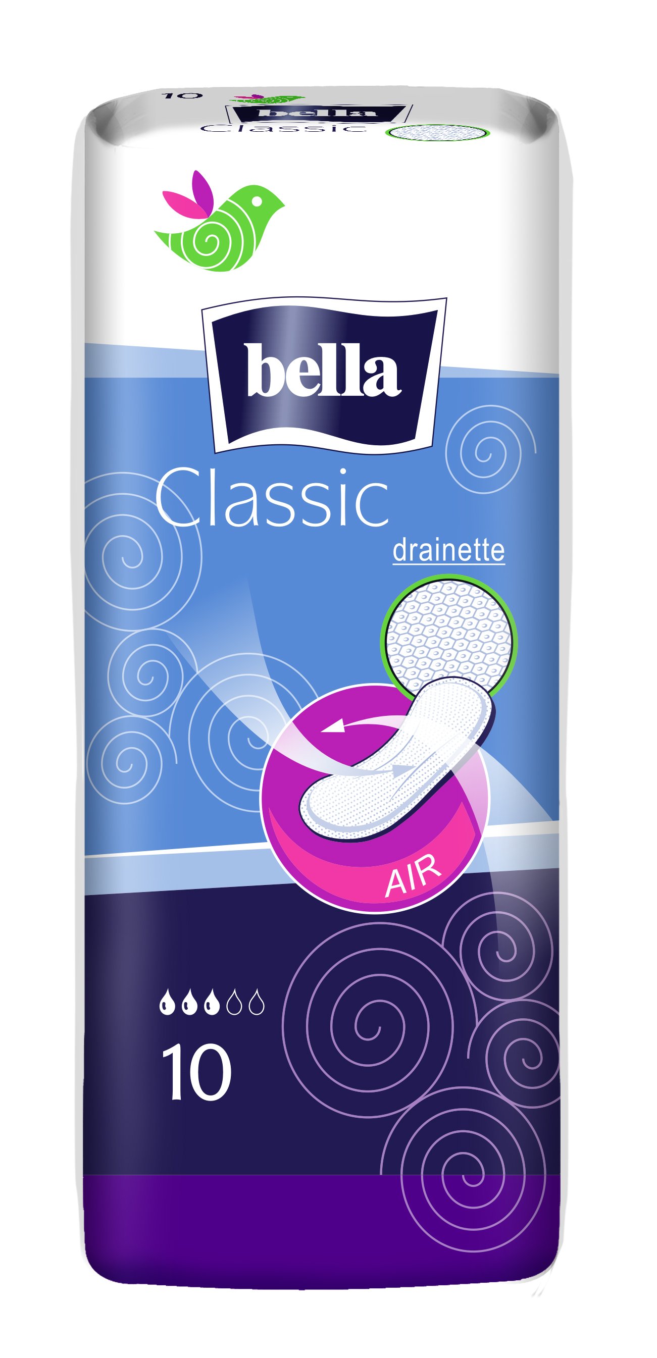 Гигиенические прокладки Bella Classic, 10 шт (BE-012-RN10-040) - фото 1