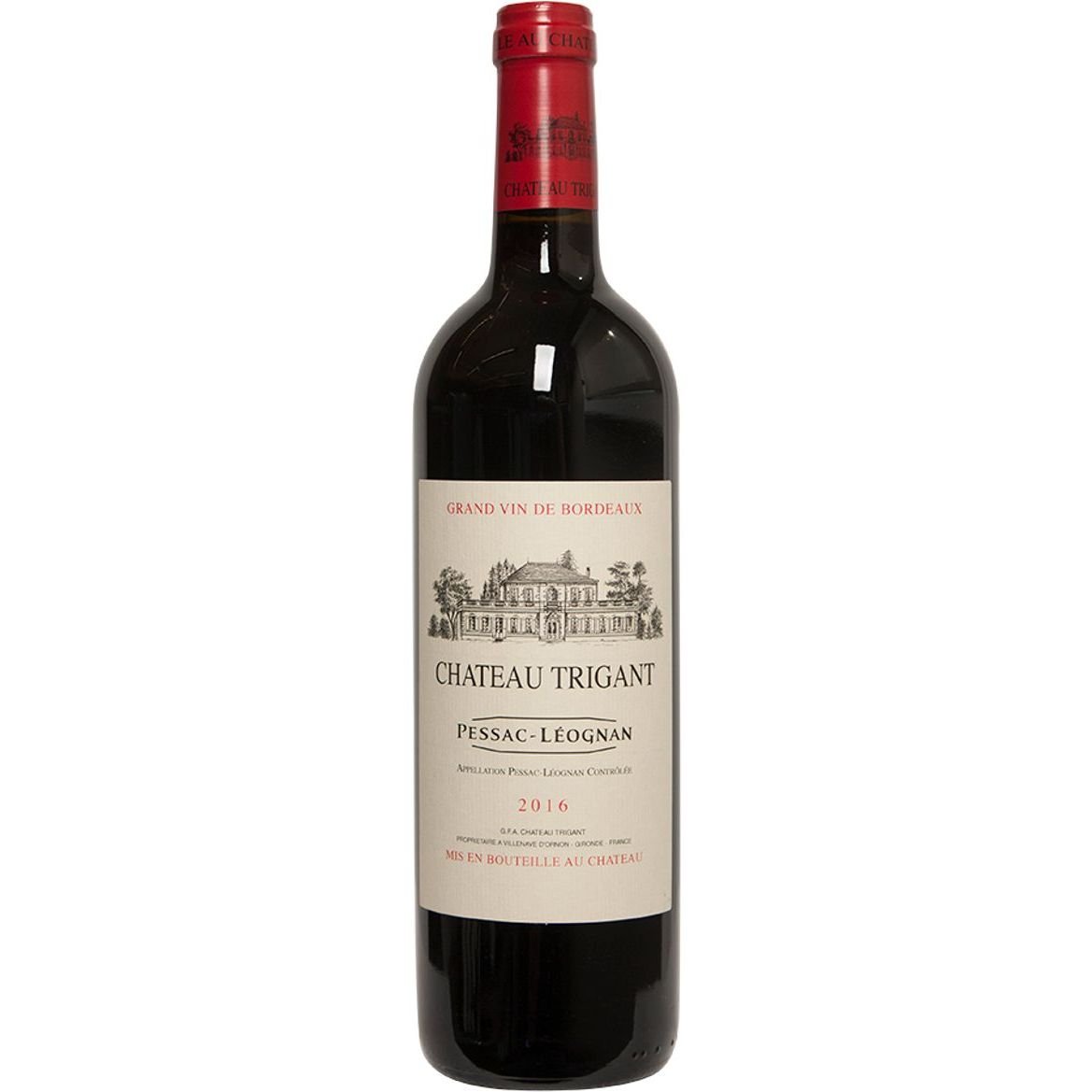 Вино Chateau Trigant Pessac-Leognan Rouge AOC 2016 червоне сухе 0.75 л - фото 1