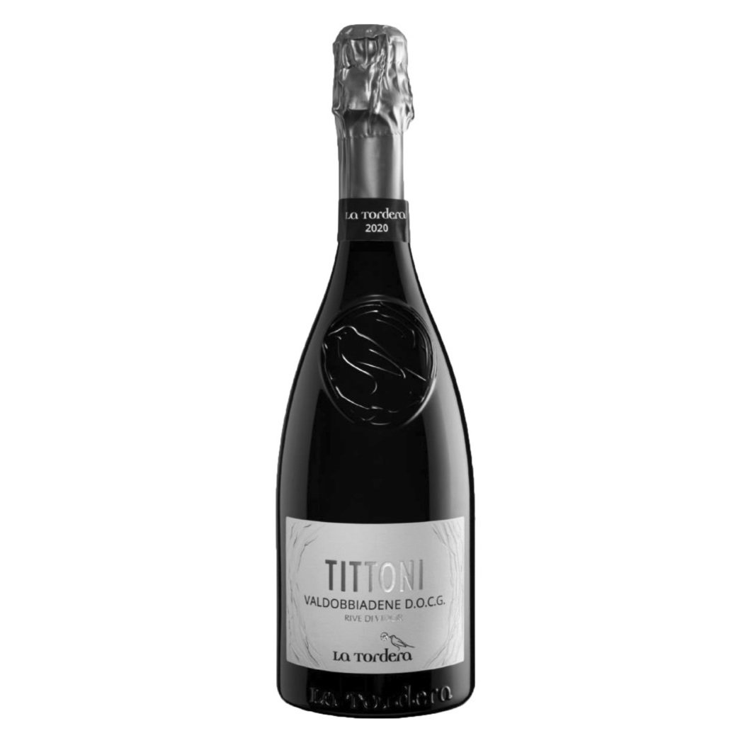 Вино ігристе La Tordera Prosecco Rive Di Vidor Valdobbiadene DOCG Tittoni Spumante Dry, біле, сухе, 11,5%, 0,75 л (1056) - фото 1