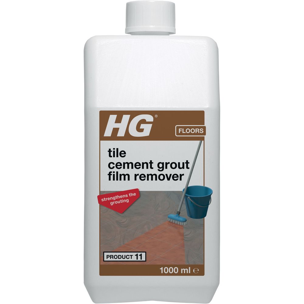Средство для удаления цементного налета с плитки HG Tile Cement Grout Film Remover 1 л - фото 1