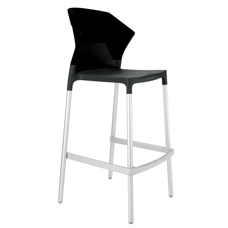 Барный стул Papatya Ego-S, черный (4823052301163) - фото 1