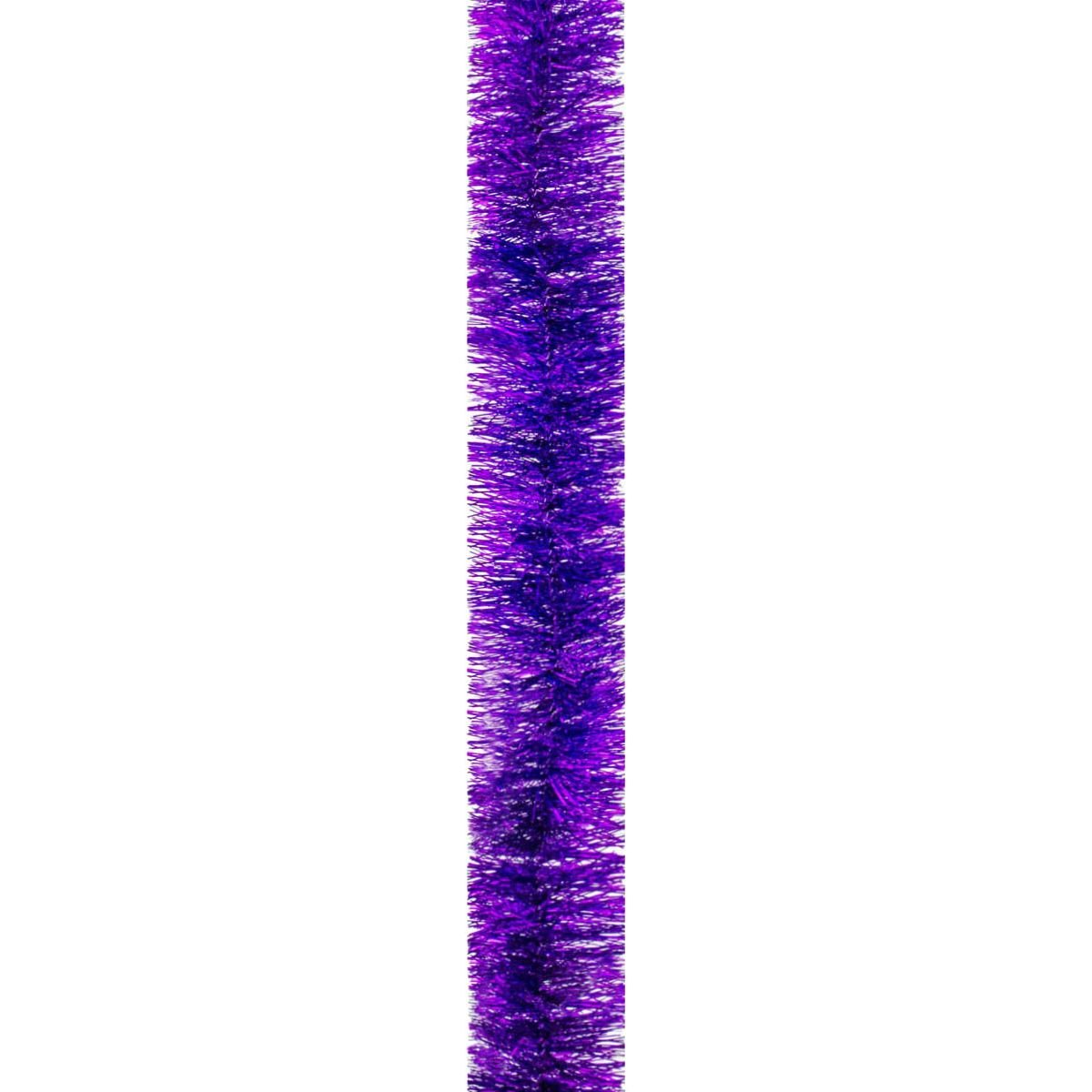 Мішура Novogod'ko 5 см 2 м пурпурова (980388) - фото 1