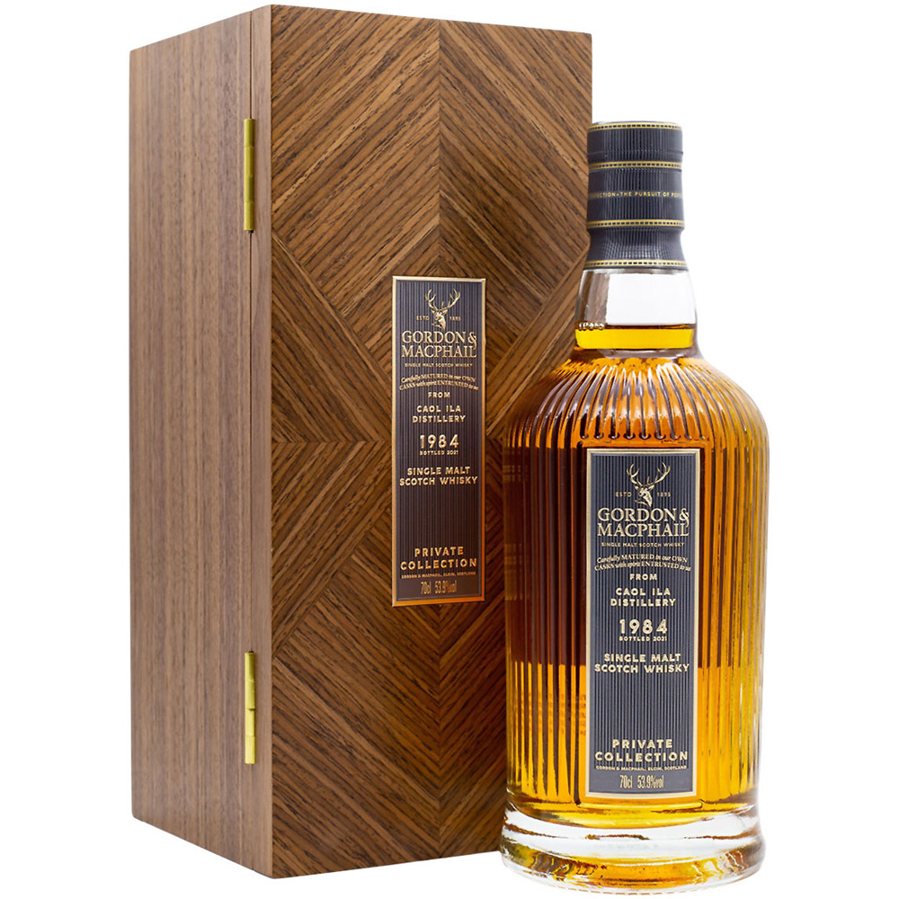 Виски Caol Ila Gordon&MacPhail Private Collection 1984 Single Malt Scotch Whisky, 53,9%, 0,7 л, в подарочной упаковке - фото 1