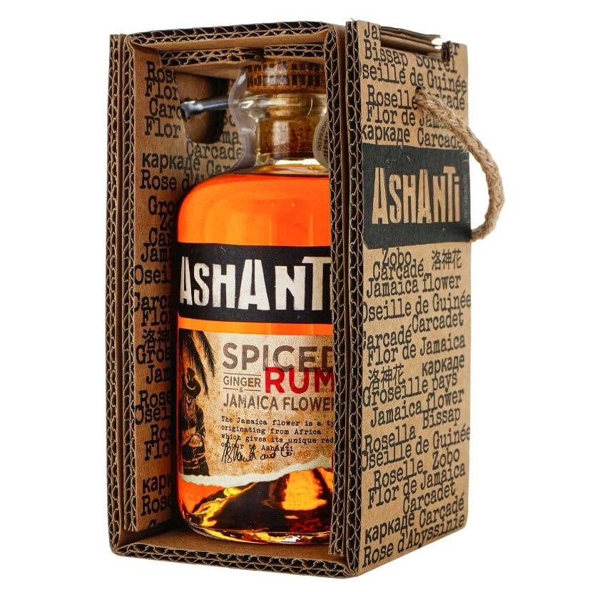 Ромовый напиток Ashanti Spiсed Rum, 38%, 0,5 л (ALR15008) - фото 2