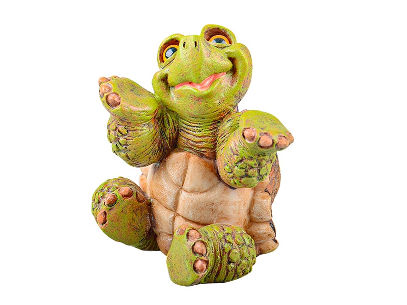 Декоративна фігурка Lefard Черепаха, 10 см, зелений (39-437) - фото 1