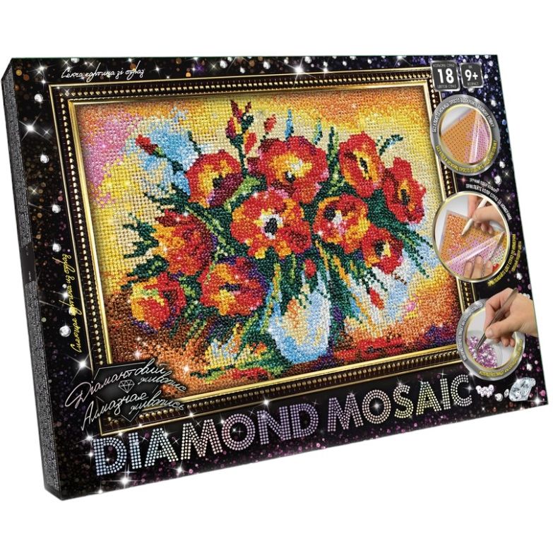 Набір креативної творчості Danko Toys Diamond Mosaic DM-03 DM-03-04 - фото 1