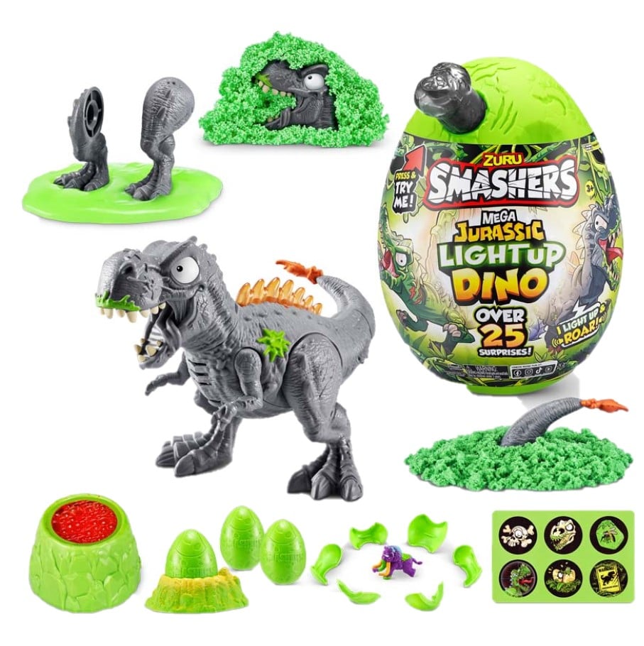 Іграшка в наборі Zuru Smashers Mini Jurassic T-Rexs Ті-Рекс, з аксесуарами (74108B) - фото 1