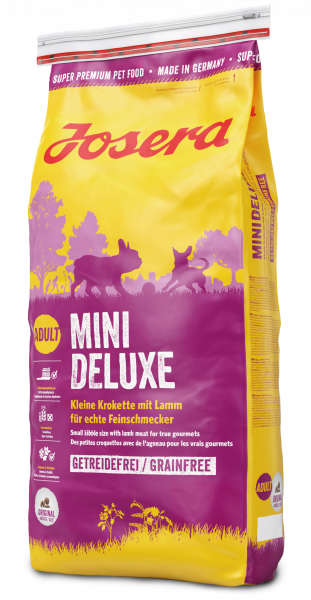 Беззерновой сухой корм для собак Josera Mini Deluxe, с ягненком, 0,9 кг - фото 1
