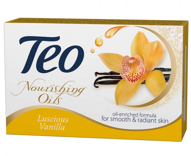 Mыло твердое Тео Nourishing Oils Luscious Vanilla, желтый, 100 г (28280) - фото 1