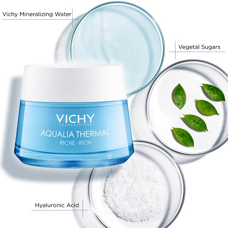 Насичений крем для глибокого зволоження Vichy Aqualia Thermal, для сухої шкіри, 50 мл - фото 4