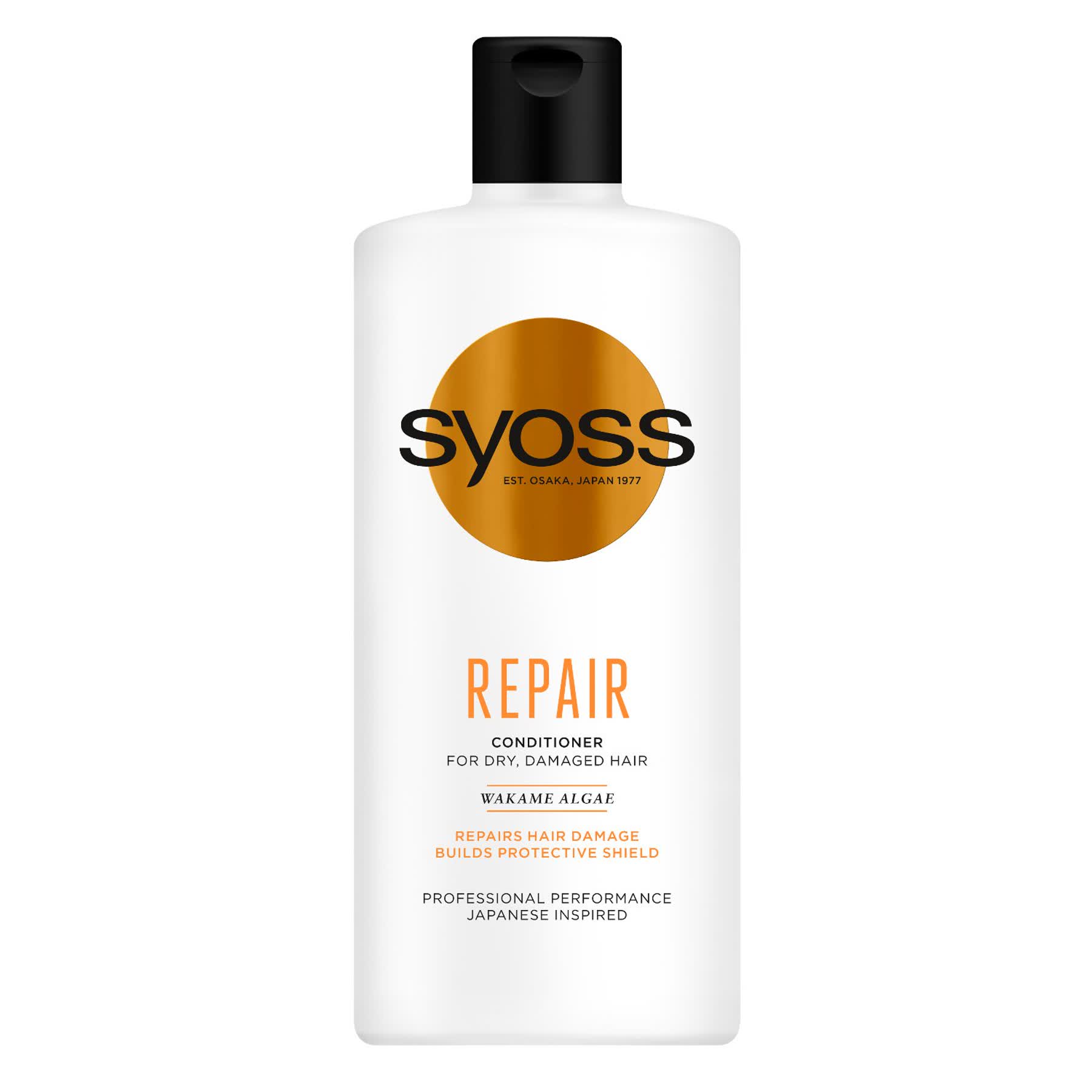 Бальзам Syoss Repair з водоростями вакаме, для сухого та пошкодженого волосся, 440 мл - фото 1