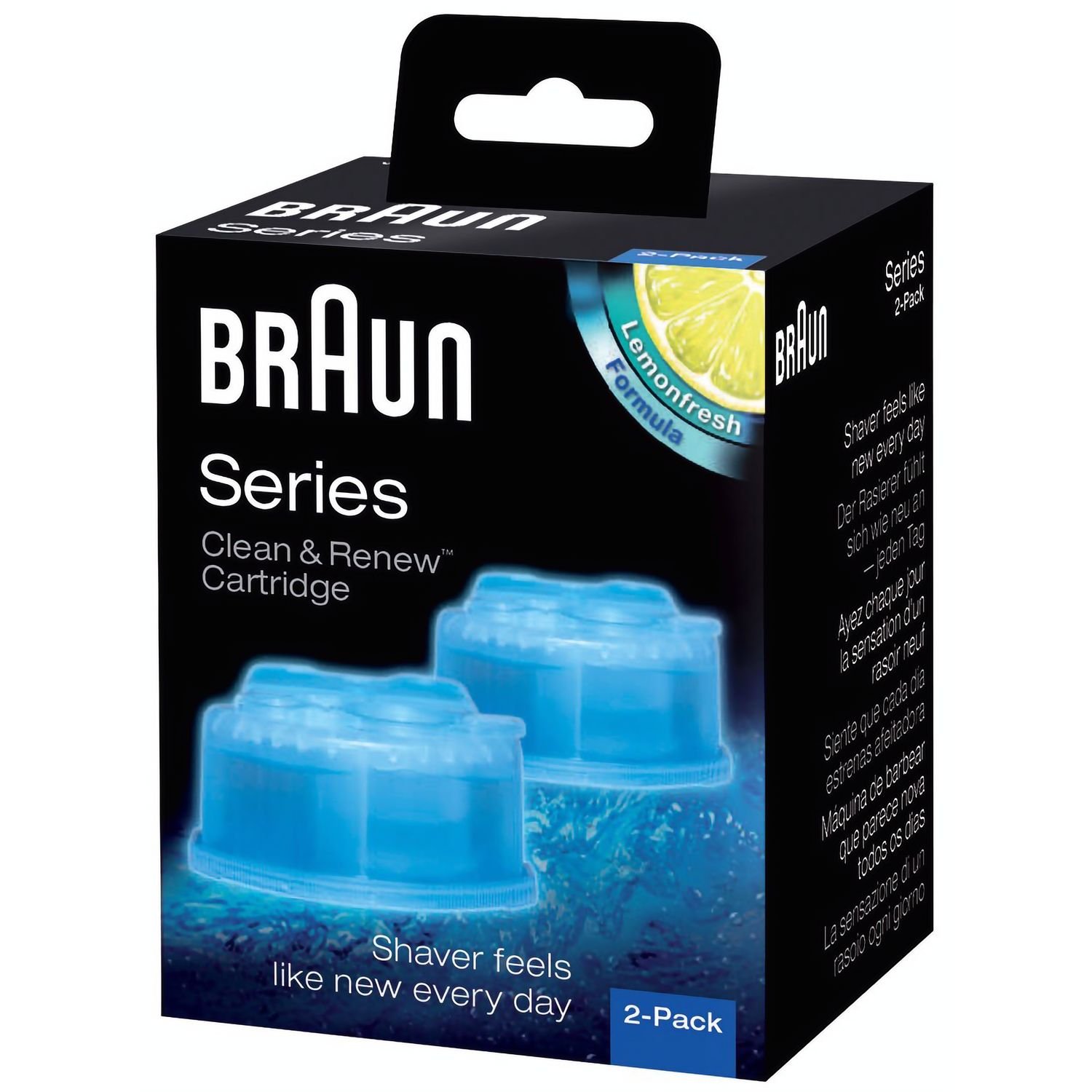 Картридж для чистки бритв Braun CCR2 Clean&Renew, 2шт. - фото 1