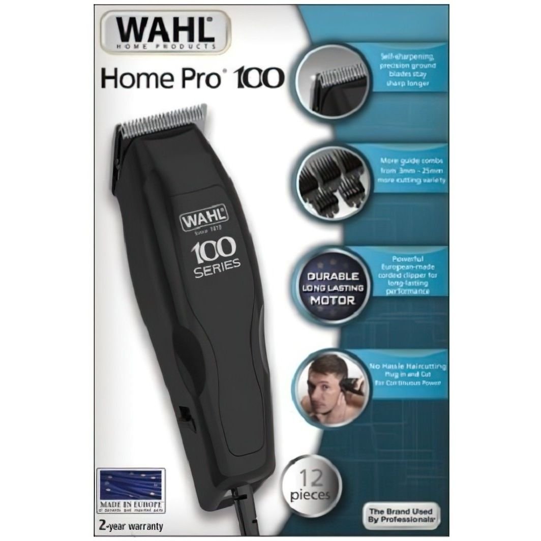 Машинка для стрижки Wahl Home Pro 100 черная - фото 1