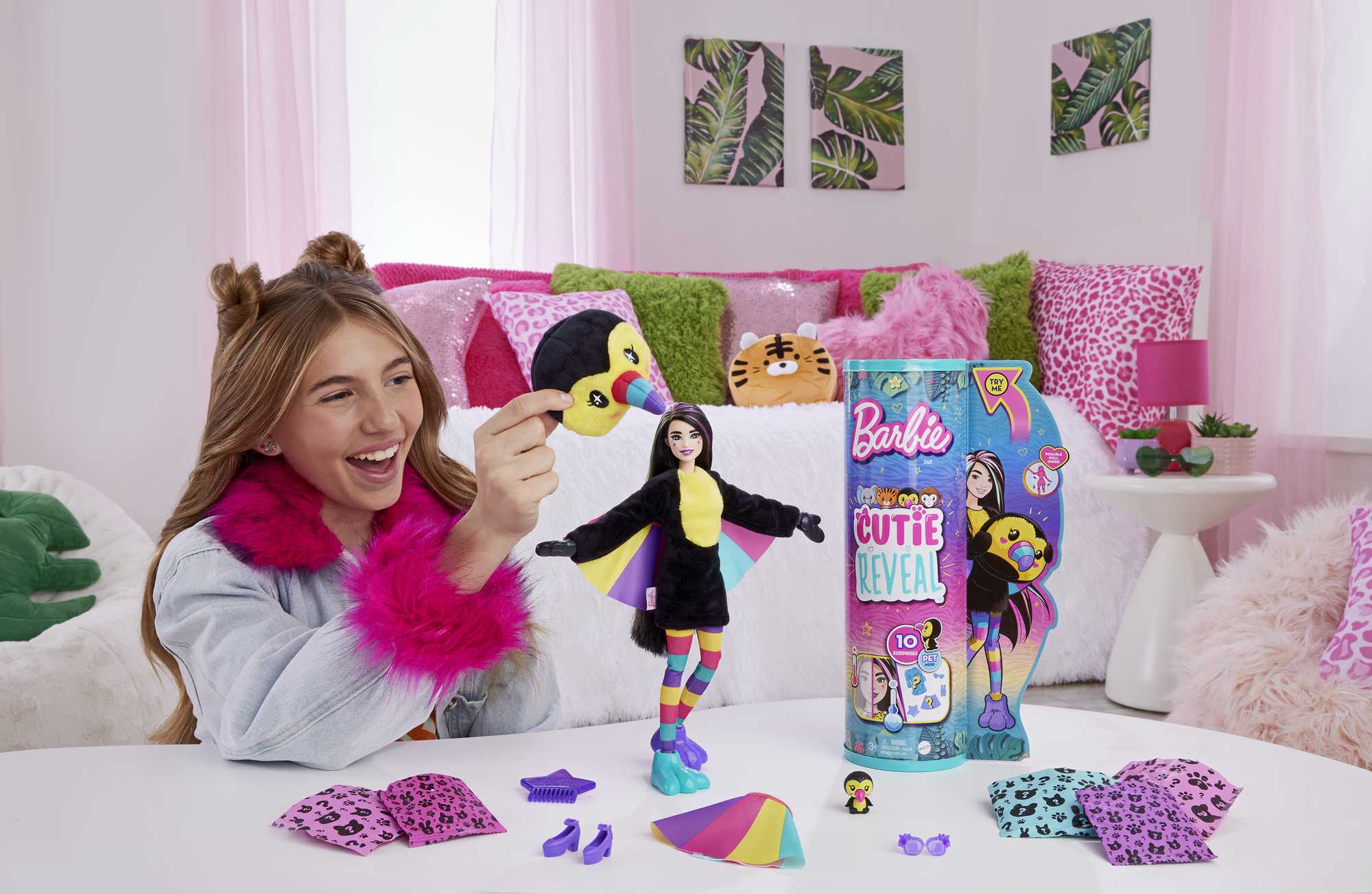 Лялька Barbie Cutie Reveal Друзі з джунглів Тукан (HKR00) - фото 7