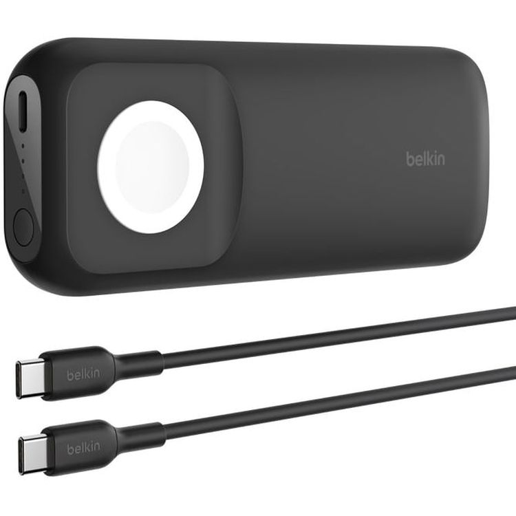 Портативное зарядное устройство Belkin Power Bank 10000 мАч Apple Watch (BPD005BTBK) - фото 3