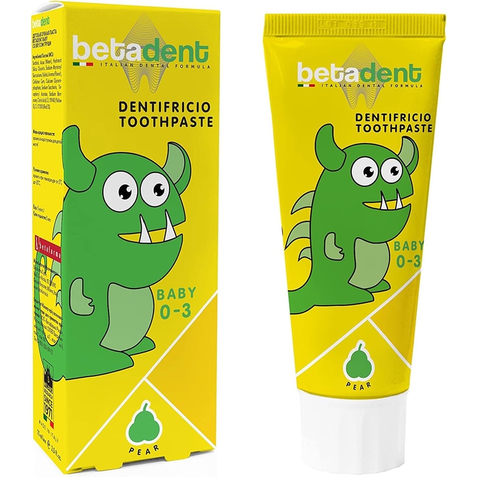 Зубная паста Betadent Baby Pear 0-3 75 мл - фото 2