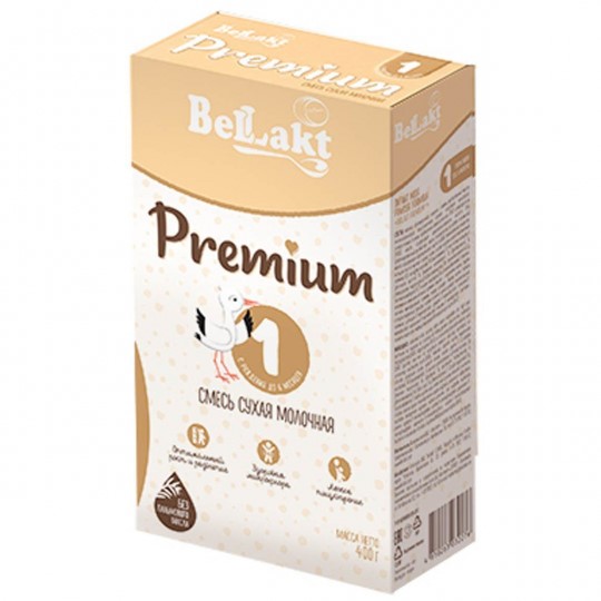 Суха молочна суміш Беллакт Premium 1, 400 г - фото 1