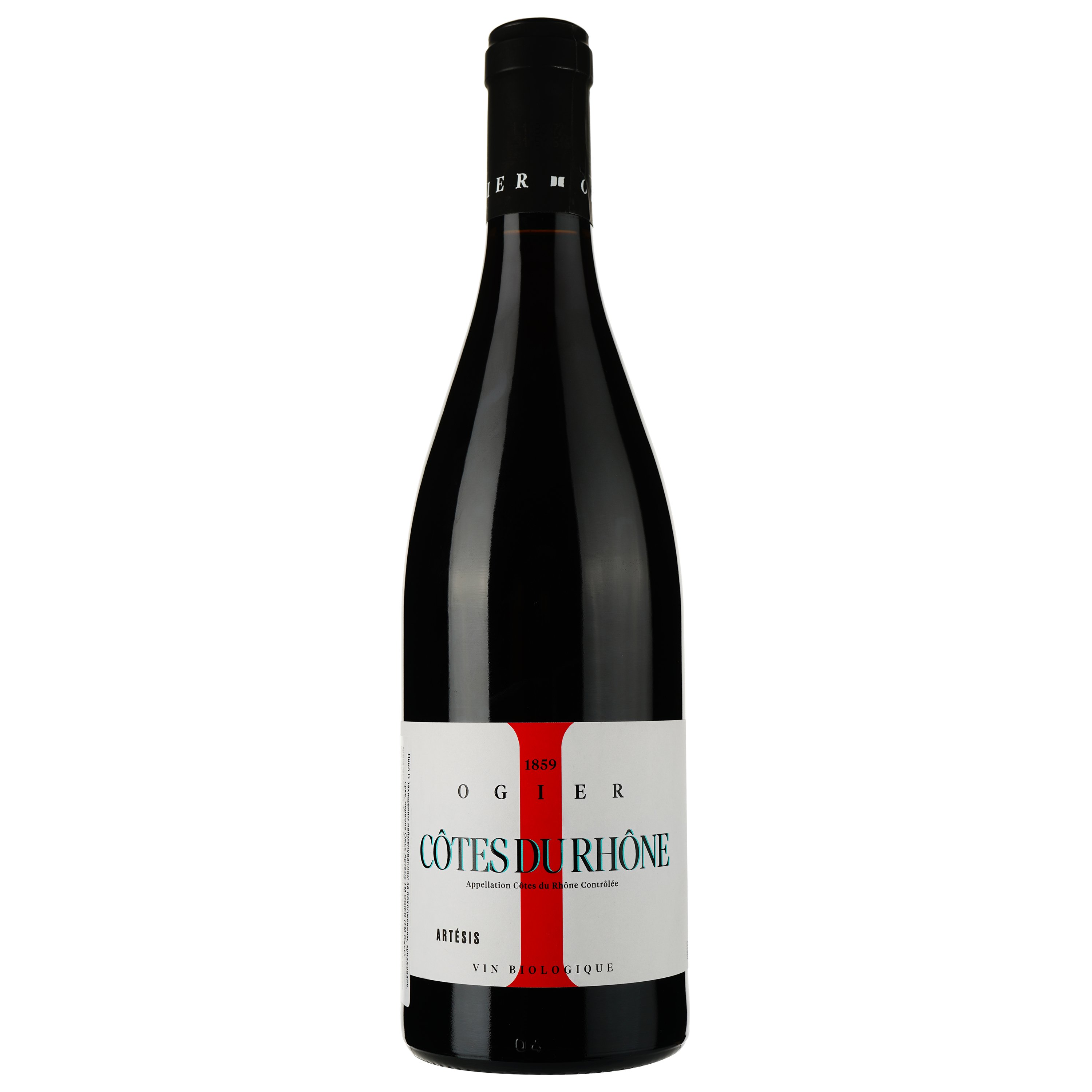 Вино Ogier Cotes du Rhone Rouge Artesis Bio 2022 червоне сухе 0.75 л - фото 1
