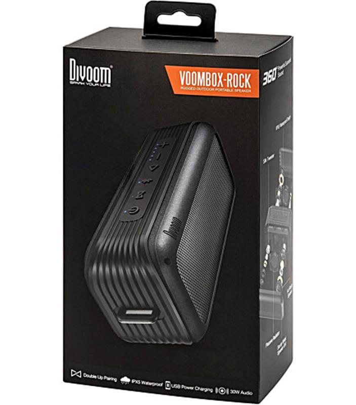 Портативная Bluetooth колонка Divoom Voombox Rock 30W Black - фото 6