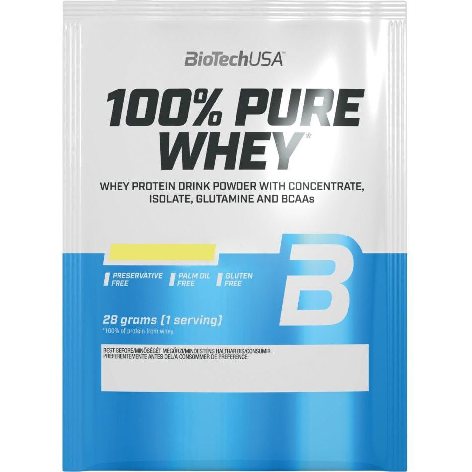 Протеин BioTech 100% Pure Whey Chocolate 28 г - фото 1