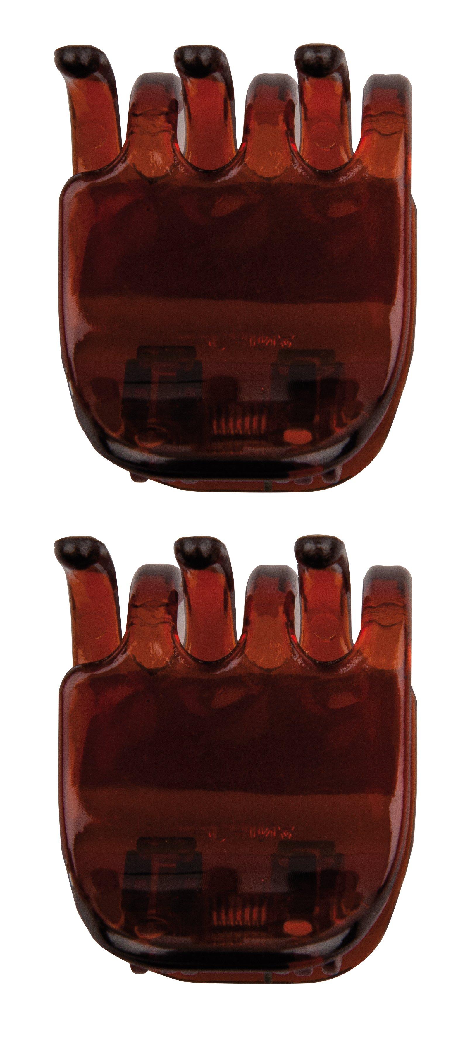 Набор заколок для волос Titania Зубец, 3.5 см, коричневый, 2 шт. (7938 B) - фото 1