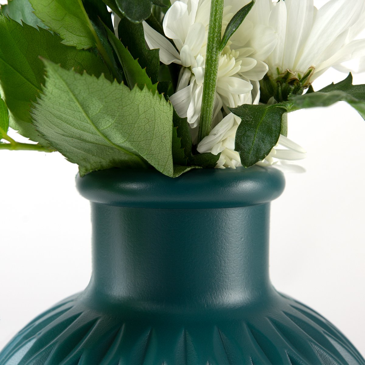 Ваза декоративна МВМ My Home, 15 см, блюмарин (DH-FLOWERS-09 MARINE BLUE) - фото 3