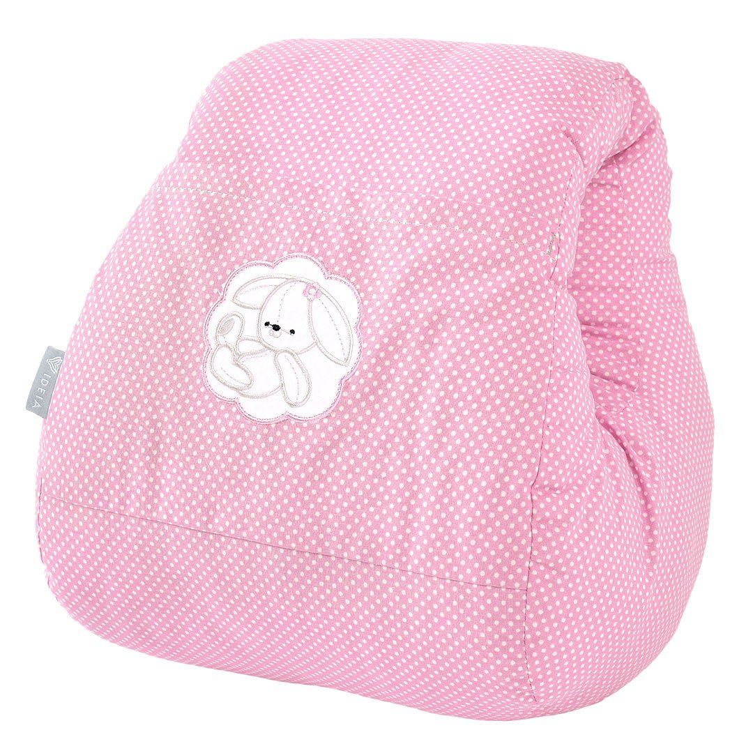 Подушка для кормления Papaella Mini Горошек, 28х30 см, розовый (8-31999) - фото 1