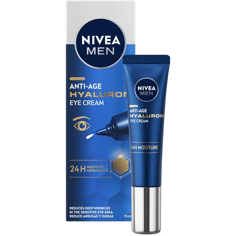 Антивозрастной крем для кожи вокруг глаз Nivea Men Hyaluron 15 мл (83998) - фото 1