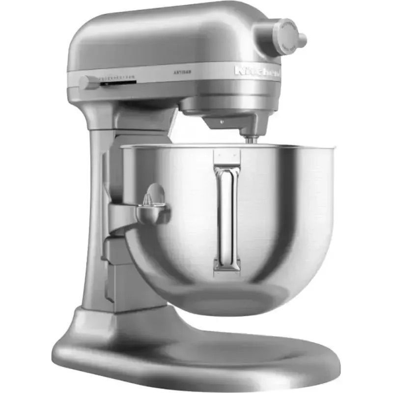 Планетарний міксер KitchenAid Artisan з підйомною чашею 6.6 л сріблястий (5KSM70SHXECU) - фото 2