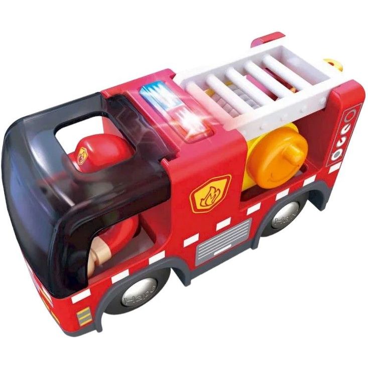 Игрушечный пожарный автомобиль Hape с сиреной (E3737) - фото 4