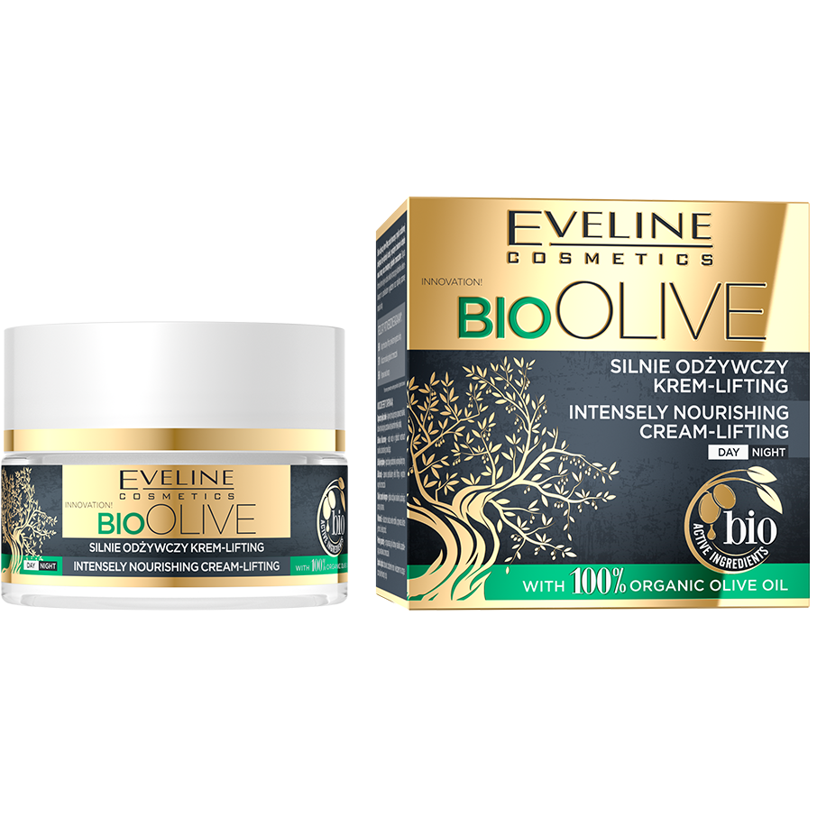 Интенсивно питательный крем-лифтинг Eveline Bio Olive, 50 мл - фото 2