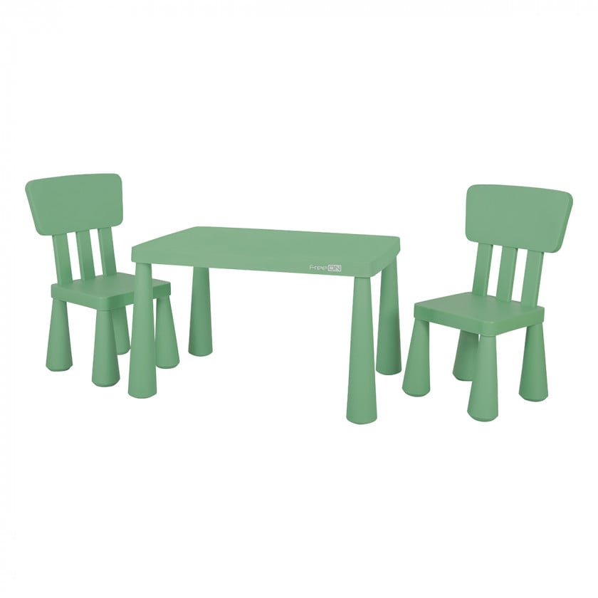 Детский столик и два стульчика FreeOn Janus Mint (8002744) - фото 1