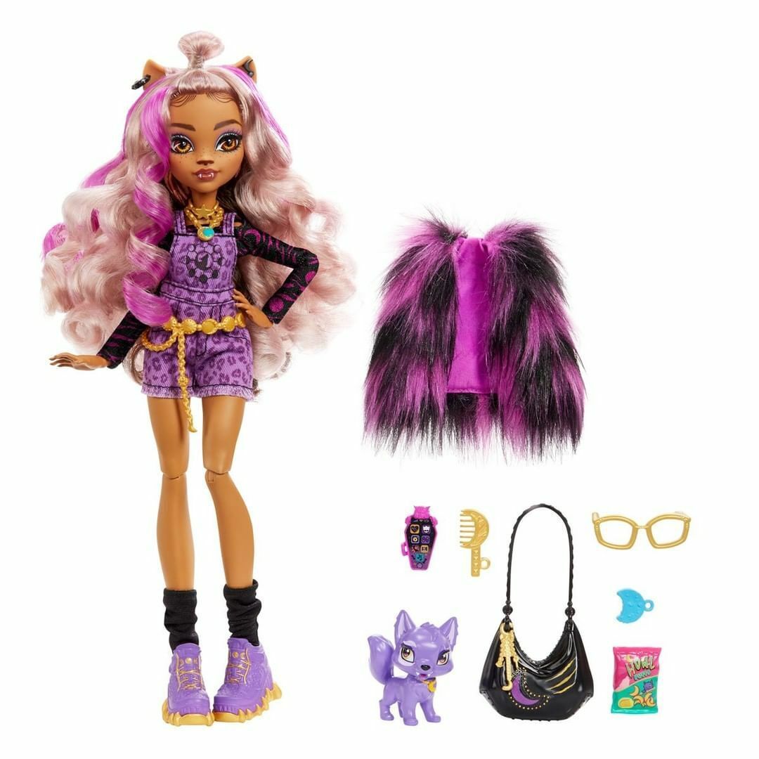 Кукла Mattel Monster High Posable Fashion Doll Clawdeen Wolf, 26 см (HHK52) - фото 2