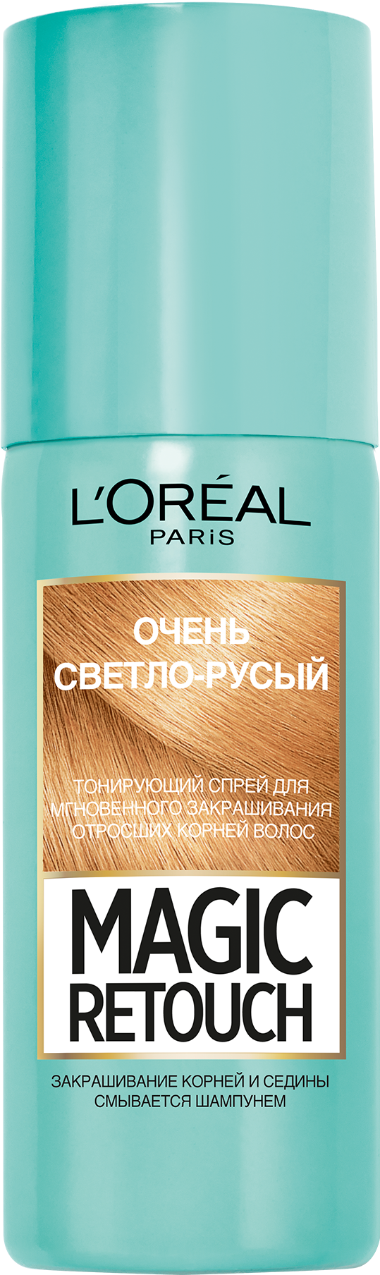 Тонирующий спрей для волос L'Oreal Paris Magic Retouch, тон 09 (очень светло-русый), 75 мл - фото 1