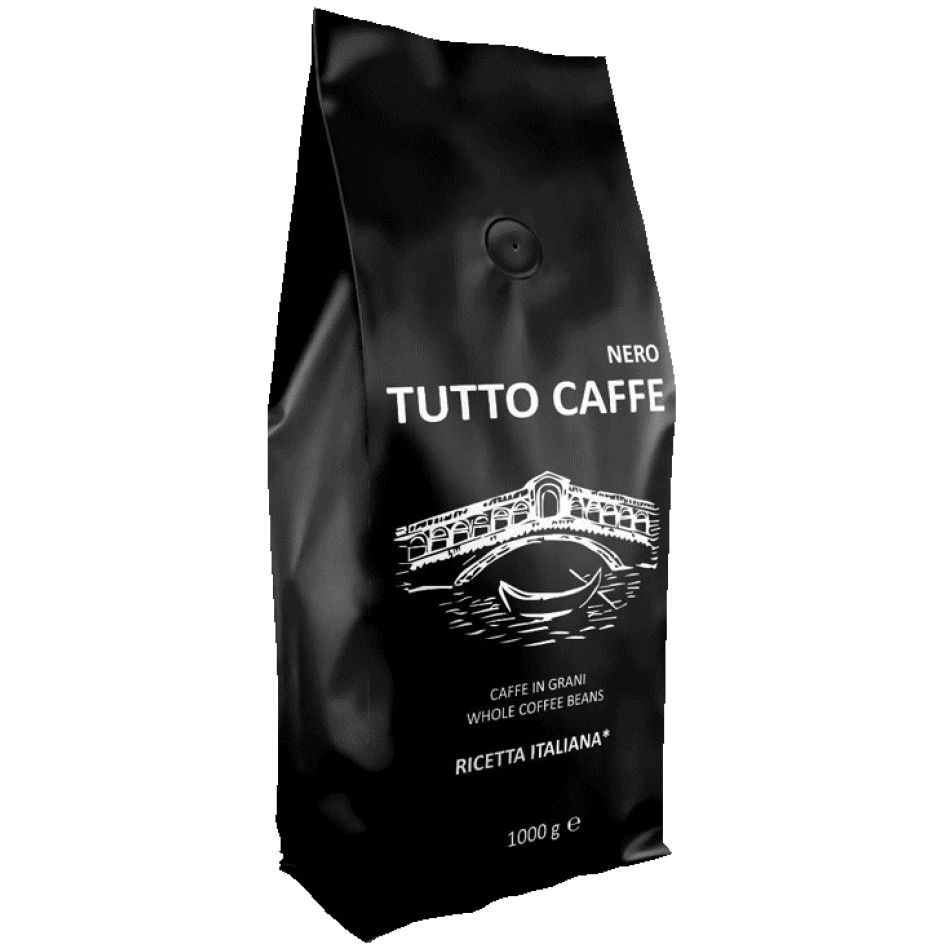 Кава в зернах Tutto Caffe Nero 1 кг - фото 1