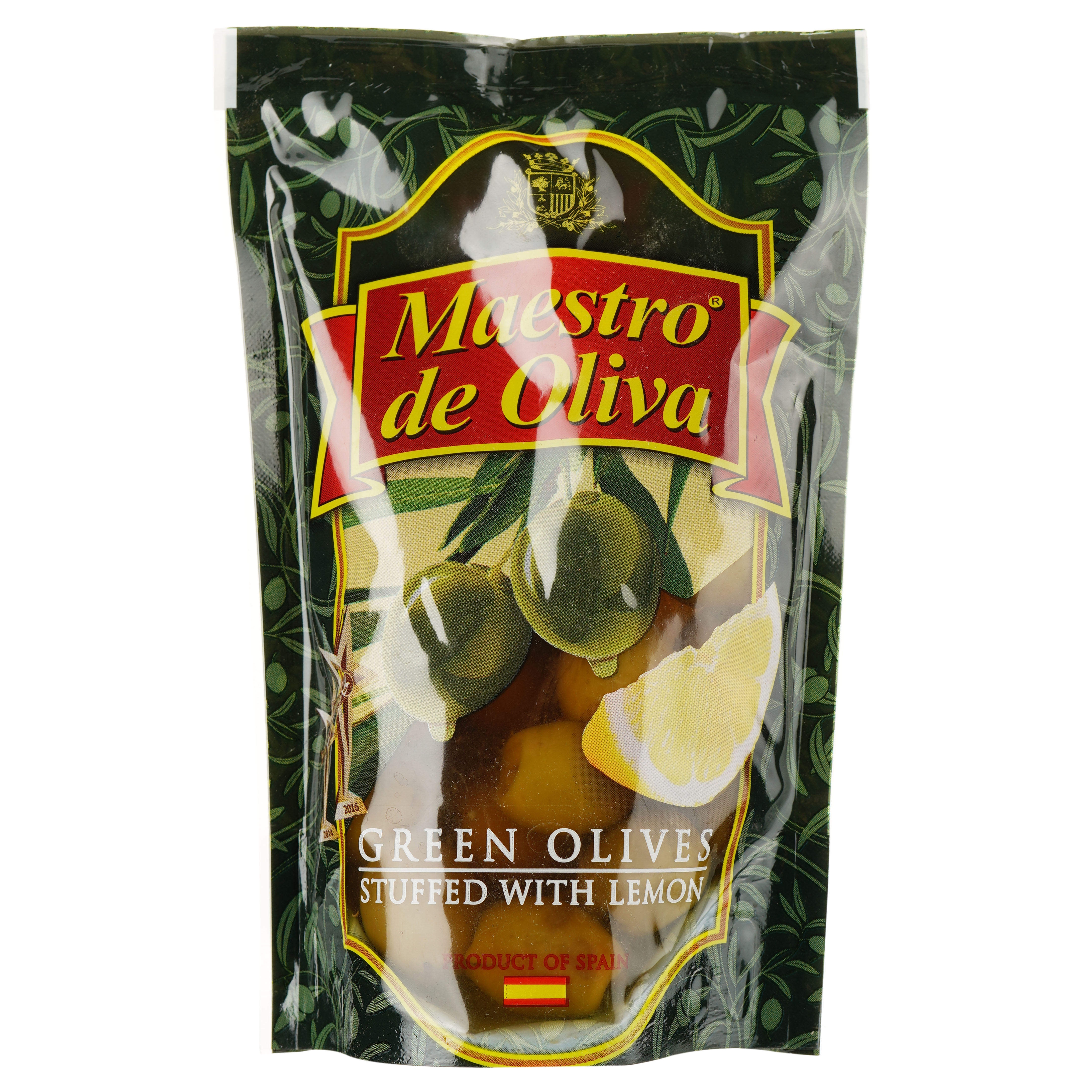 Оливки Maestro De Oliva з лимоном 170 г (891609) - фото 1