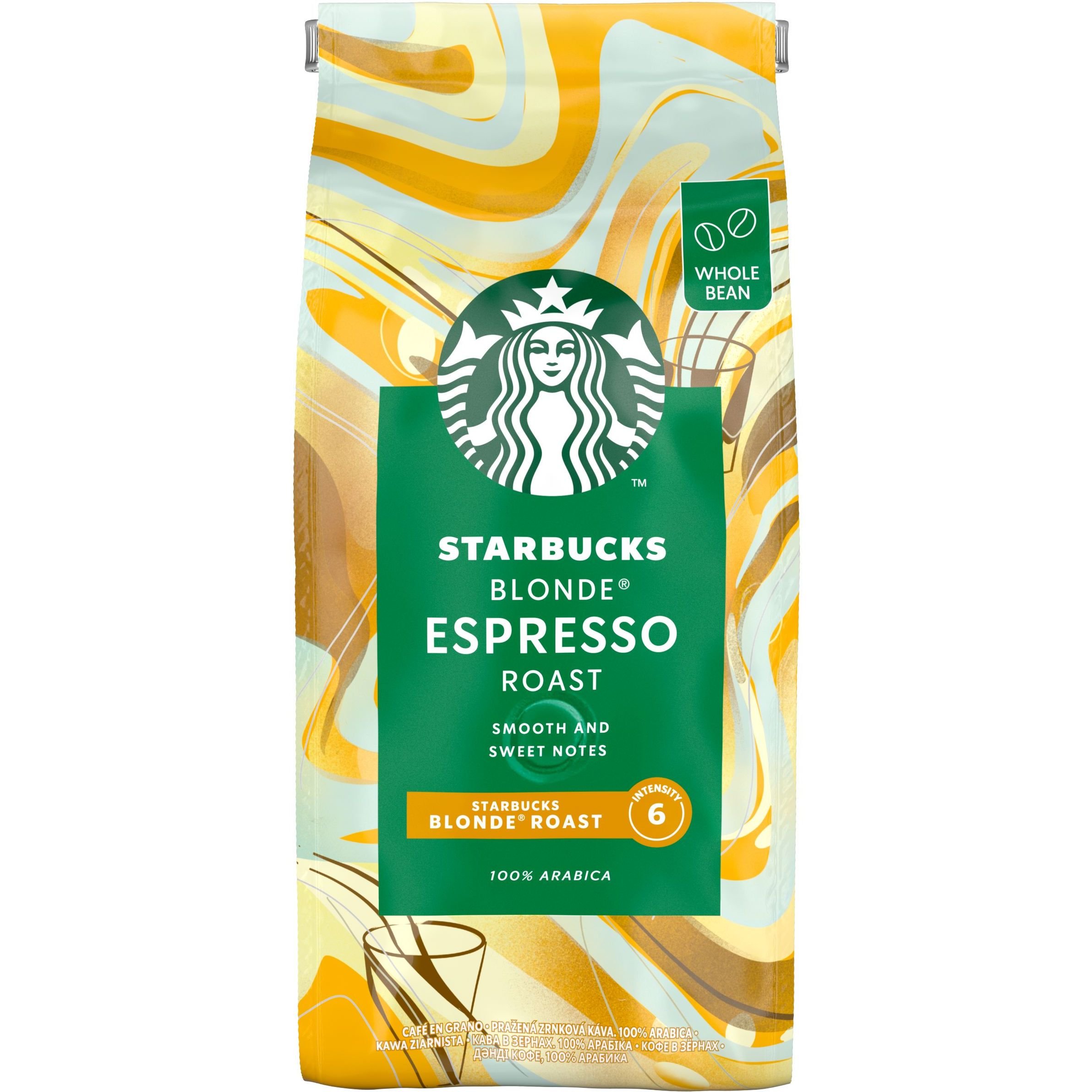 Кофе в зернах Starbucks Blonde Espresso Roast арабика 450 г - фото 1